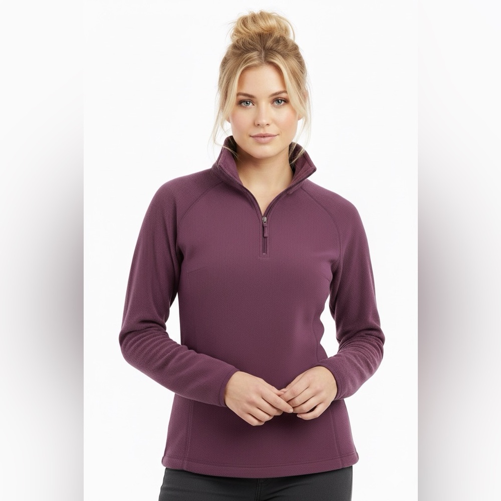 Soft Purple Columbia ¼ Zip Fleece